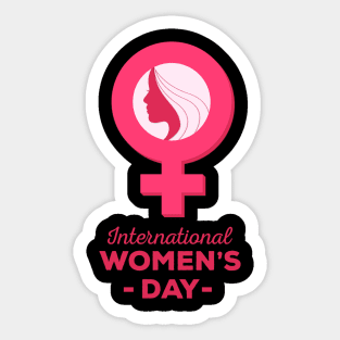 Women's Day Cute 8TH March Sticker